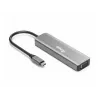 Equip USB-C na HDMI/DisplayPort/VGA/USB adaptér, USB Type-C, HDMI výstup, DisplayPort výstup, VGA (D-Sub) výstup, 3840 x 2160 pixelov
