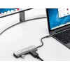 Equip USB-C na HDMI/DisplayPort/VGA/USB adaptér, USB Type-C, HDMI výstup, DisplayPort výstup, VGA (D-Sub) výstup, 3840 x 2160 pixelov