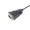 Equip USB-C na sériový DB9 kábel M/M 1,5 m čierny