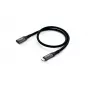 Equip USB 3.2 Gen 2 C na C predlžovací kábel, M/W, 0,5 m, 4K/60Hz, 10 Gbit/s