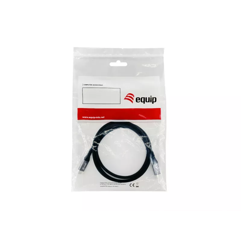 Equip USB 3.2 Gen 2 C-C predlžovací kábel, M/F, 1,0 m, 4K/60Hz, 10 Gbit/s