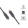 Equip USB-C na C aktívny optický kábel, 10m, 4K/60Hz, video+dáta+PD