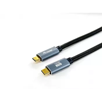 Equip USB 3.2 Gen 2 C na C kábel, M/M, 2,0m, 5A, PD 100W, 4K/60Hz, 10Gbps