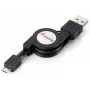 Equip USB 2.0 typ A na Micro-B sťahovací kábel, 1,0 m, čierny