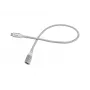 Equip USB 3.2 Gen 2 C na C predlžovací kábel, 1,0m, M/F, 4K/60Hz, 10Gbps, biela