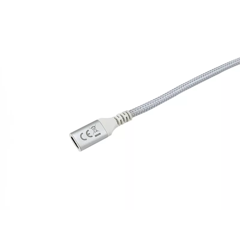 Equip USB 3.2 Gen 2 C na C predlžovací kábel, 1,0m, M/F, 4K/60Hz, 10Gbps, biela
