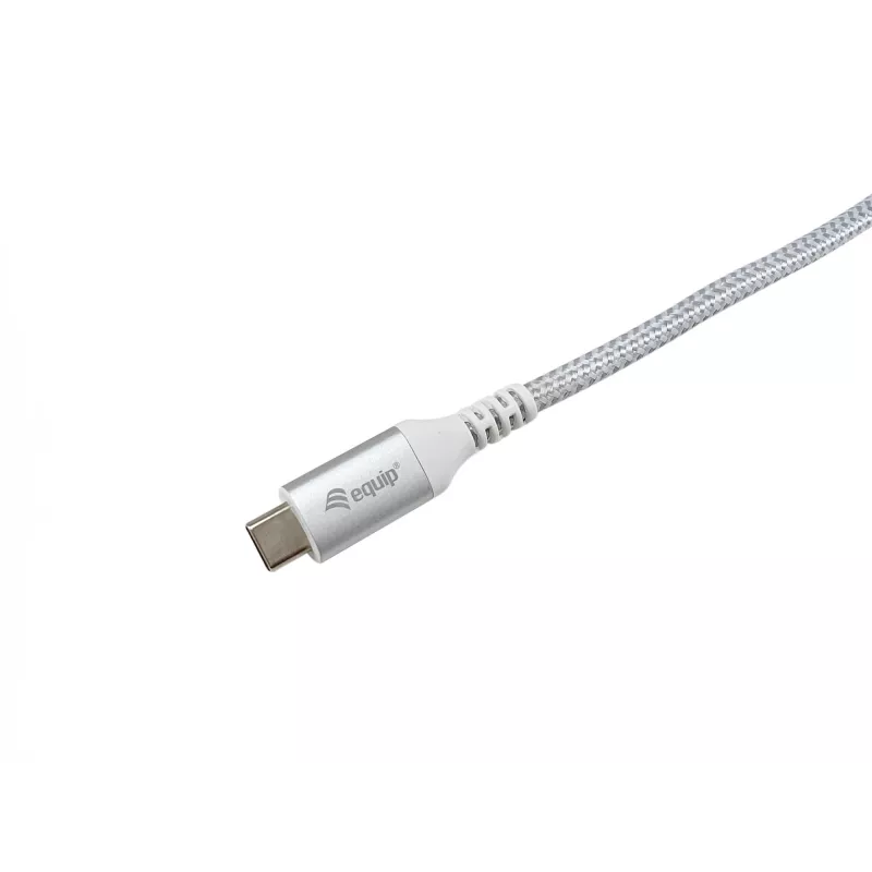 Equip USB 3.2 Gen 2 C na C predlžovací kábel, 1,0m, M/F, 4K/60Hz, 10Gbps, biela