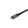 Equip USB 4 Gen 3 C na C kábel, M/M, 2,0 m, PD3.1 240 W, 8K/60 Hz, 40 Gbit/s, čierny
