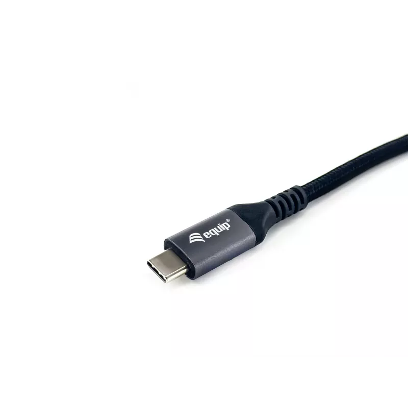 Equip USB 4 Gen 3 C na C kábel, M/M, 2,0 m, PD3.1 240 W, 8K/60 Hz, 40 Gbit/s, čierny