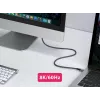 Equip USB 4 Gen 3 C na C kábel, M/M, 2,0 m, PD3.1 240 W, 8K/60 Hz, 40 Gbit/s, čierny