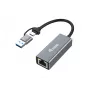 Equip USB-C na 2,5 gigabitový Ethernet sieťový (USB-C+A) adaptér