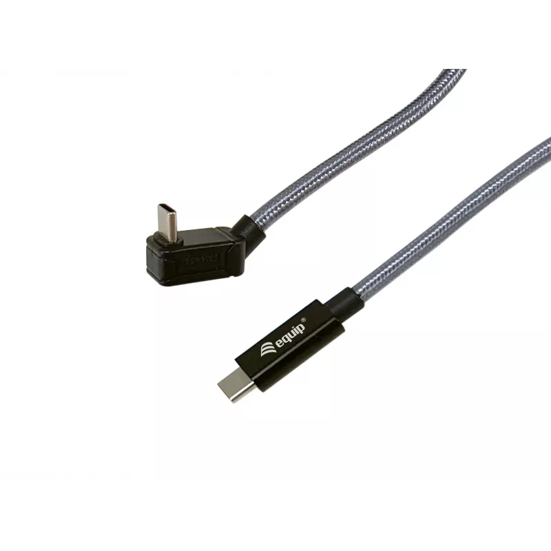Equip USB 3.2 Gen 2x2 C na C U-konektor kábel, 2,0 m, čierny, M/M, PD240W, 4K/60Hz, 20Gbps