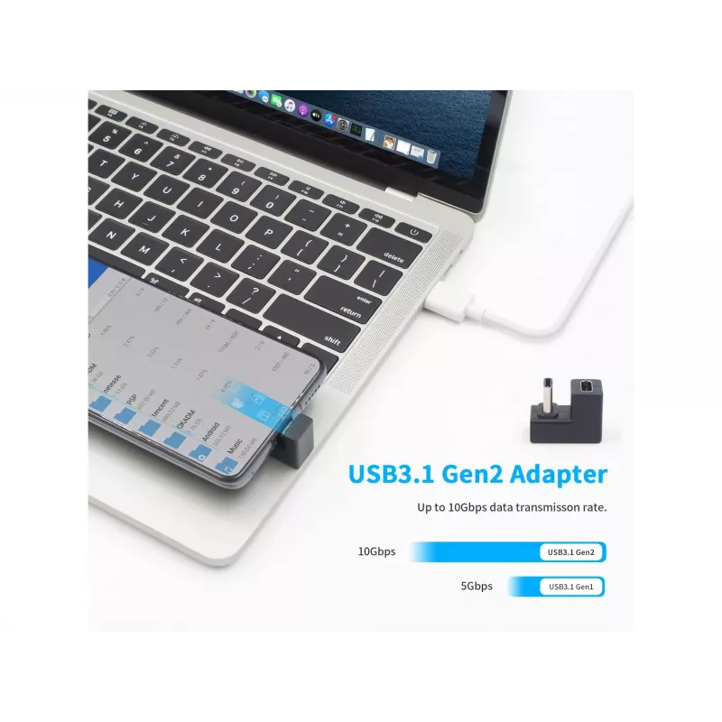 USB-C U-konektor adaptér Equip 133476 10Gbps PD 100W balenie 2 ks