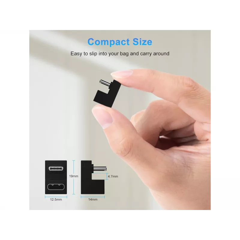 USB-C U-konektor adaptér Equip 133476 10Gbps PD 100W balenie 2 ks