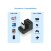 USB-C U-konektor adaptér Equip 133476 10Gbps PD 100W balenie 2 ks