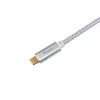 USB-C na USB-C kábel EQUIP 3,0 m — USB 3.2 Gen 2, 10 Gbps, PD 100 W, 4K/60 Hz, biely