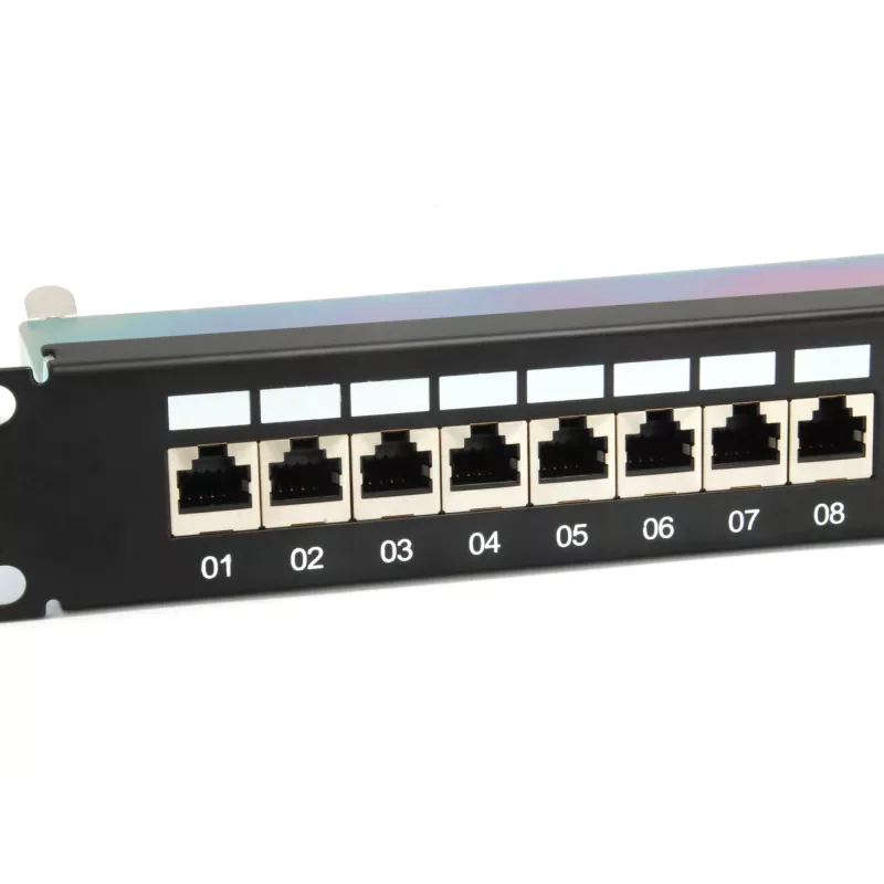 Equip 24-portový Cat.6A chránený patch panel
