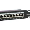 Equip 24-portový Cat.6A chránený patch panel