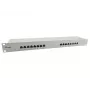 Equip 16-portový tienený patch panel Cat.6, svetlosivý