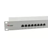 Equip 16-portový tienený patch panel Cat.6, svetlosivý