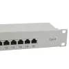 Equip 16-portový tienený patch panel Cat.6, svetlosivý