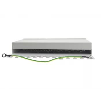 Equip 12-portový stolový patch panel Cat.6, svetlosivý, 10/100/1000Base-T(X), Gigabit Ethernet, 1000 Mbit/s, RJ-45, Cat6, 1U