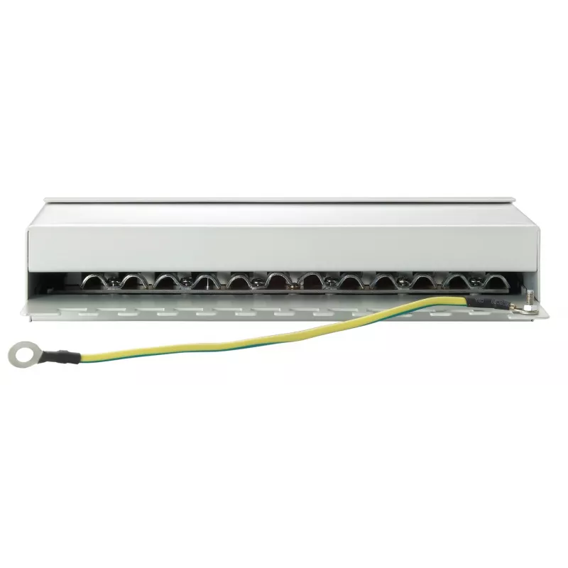Equip 12-portový stolový patch panel Cat.6, svetlosivý