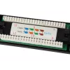Equip 24-portový netienený patch panel Cat.5e, čierny, Cat5e, racková montáž, 1U, čierny, RoHS, CE