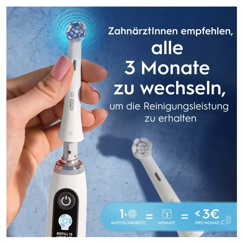 Oral-B iO Ultimate Clean náhradné hlavice kefky, biela, 2 ks