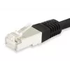 Equip Cat.6A Platinum S/FTP patch kábel, 10 m, čierny