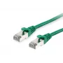 Equip Cat.6A S/FTP patch kábel, 15 m, zelený