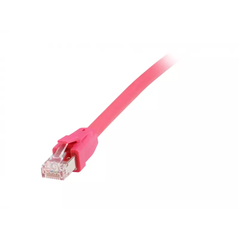Equip Cat 8.1 S/FTP (PIMF) patch kábel, LSOH, 0,5 m, červená