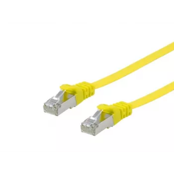 Sieťový kábel Equip Cat.6A U/FTP plochý patch kábel RJ-45 1,0 m žltý