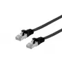Sieťový kábel Equip Cat.6A U/FTP plochý patch kábel RJ-45 1,0 m čierny