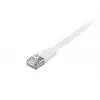 Equip Cat.6A U/FTP plochý patch kábel, 3,0 m, biely, 3 m, Cat6a, U/FTP (STP), RJ-45, RJ-45, biely