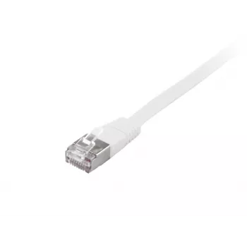 Equip Cat.6A U/FTP plochý patch kábel, 5,0 m, biely, 5 m, Cat6a, U/FTP (STP), RJ-45, RJ-45, biely