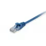 Patch kábel Equip Cat.6A U/UTP RJ-45 0,5 m modrý