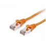 Equip Cat.6A S/FTP patch kábel, oranžový, 25 m, 25 m, Cat6a, S/FTP (S-STP), RJ-45, RJ-45, oranžový