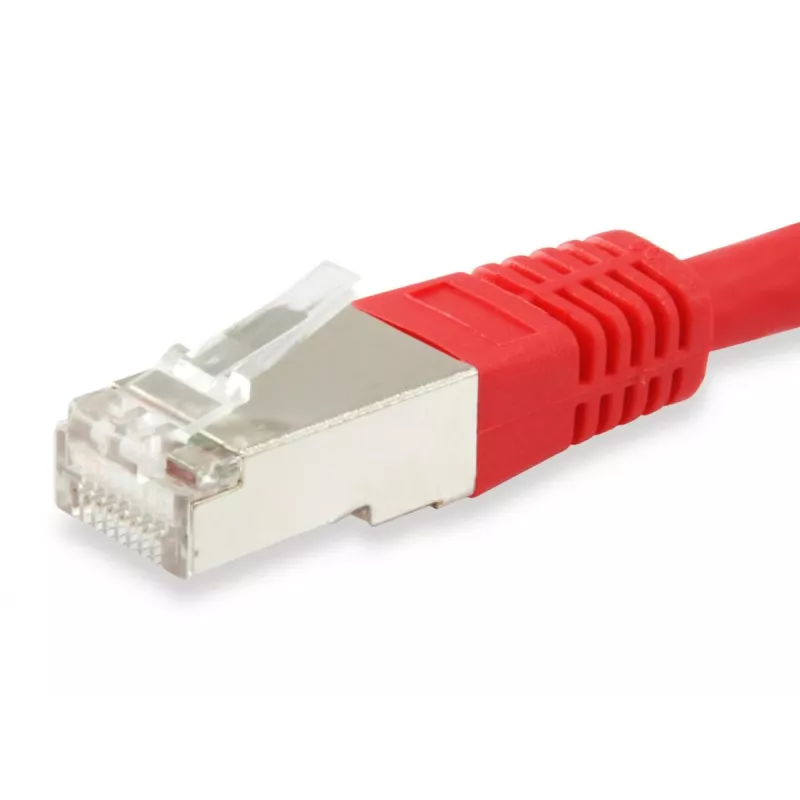Sieťový kábel Equip Cat.6A Platinum S/FTP RJ-45 1 m červený