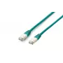 Sieťový kábel Equip Cat.6A Platinum S/FTP RJ-45 10 m zelený