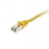 Sieťový kábel Equip Cat.6A S/FTP RJ-45 0,25 m žltý