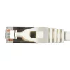 Equip Cat.6A Pro S/FTP patch kábel, 0,5 m, biely, 0,5 m, Cat6a, S/FTP (S-STP), RJ-45, RJ-45, biely