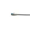 Equip Cat.6A S/FTP patch kábel, zahnutý na rovný, RJ-45, 0,5 m, biely