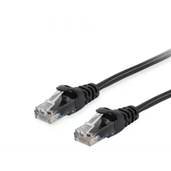 Patch kábel Equip Cat.6A RJ-45 U/UTP 0,25 m čierny
