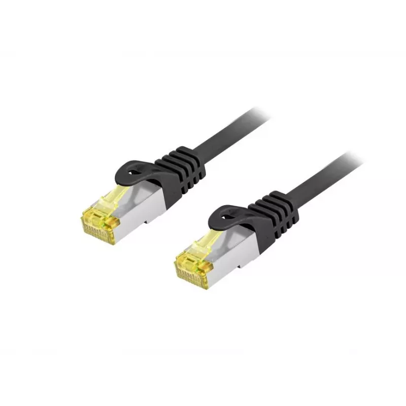 Patch kábel EQUIP Cat.6A S/FTP Outdoor 0,25 m, RJ-45 — čierny