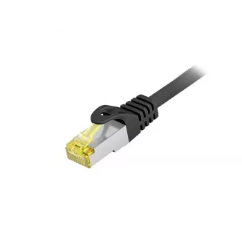 Outdoorový patch kábel EQUIP Cat.6A S/FTP 10 m, RJ-45 na RJ-45, čierny