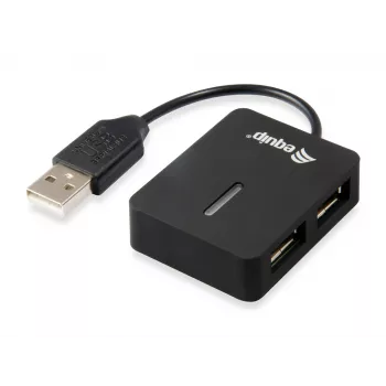Equip 128952 rozbočovač USB 2.0 480 Mbit/s čierny