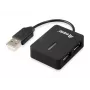 Equip 128952 rozbočovač USB 2.0 480 Mbit/s čierny