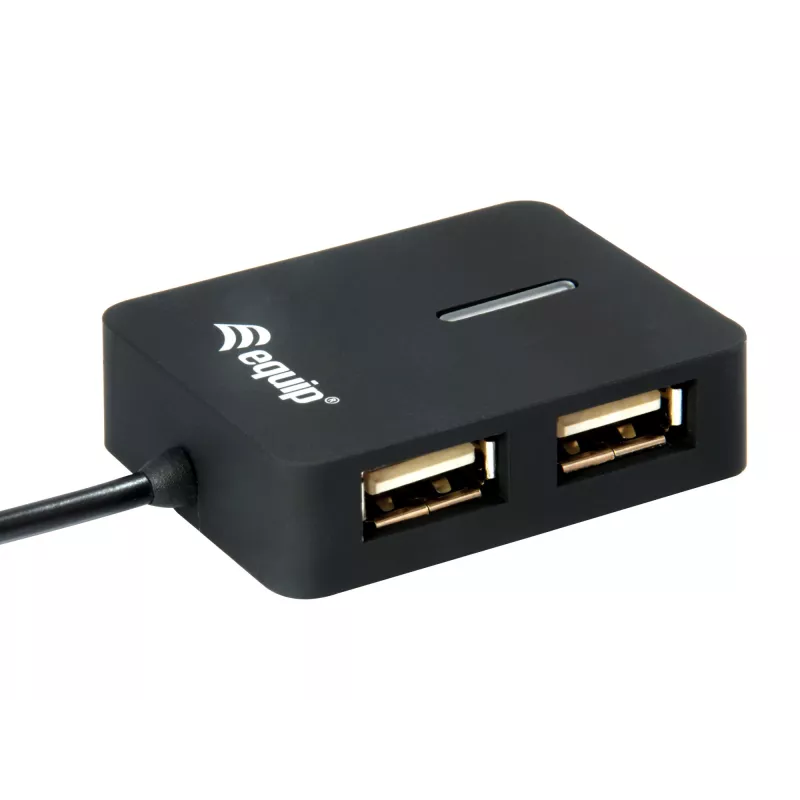 Equip 128952 rozbočovač USB 2.0 480 Mbit/s čierny