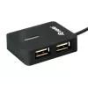 Equip 128952 rozbočovač USB 2.0 480 Mbit/s čierny